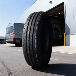 Haida HD737 205/70R15C Side Profile - 8 Ply Rating Detail.
