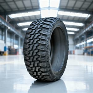 Haida HD868 33 Inch Mud Tyre Front View - Extreme Off Road Tread.