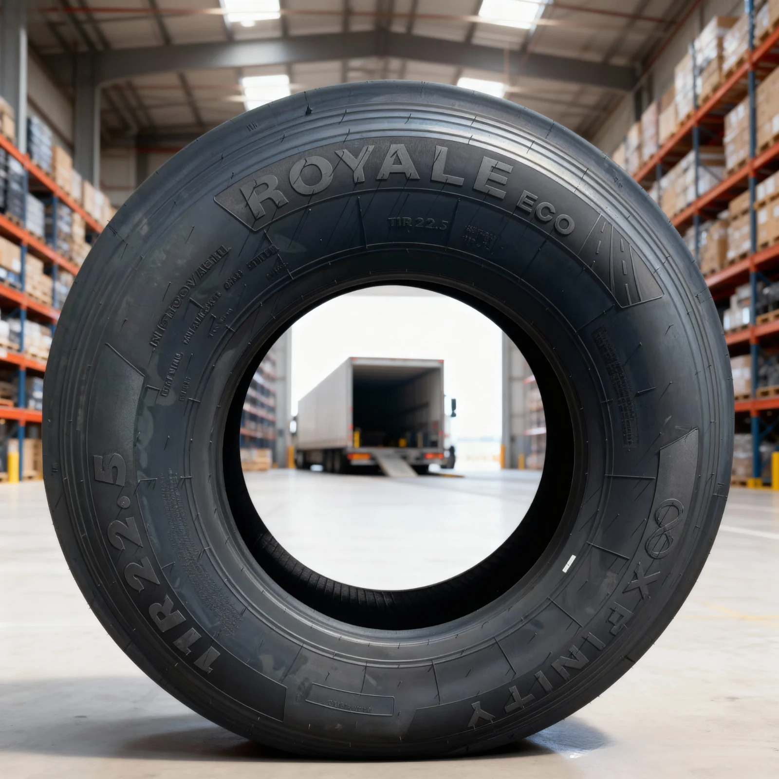 Xfinity Royal Eco Tread Detail - 14.5mm Deep for Long Mileage.
