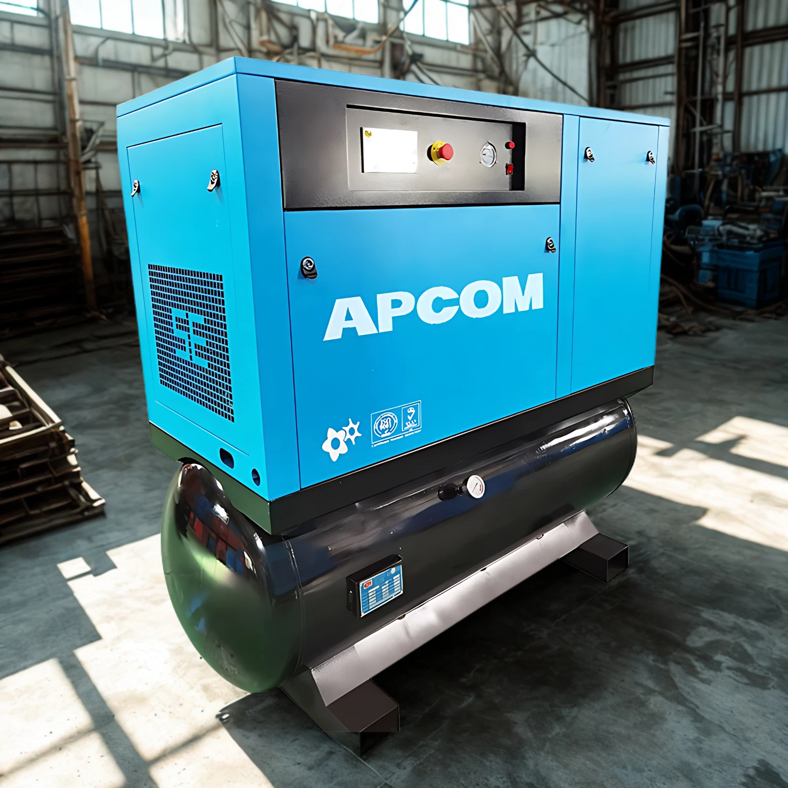 APCOM 20HP Screw Compressor