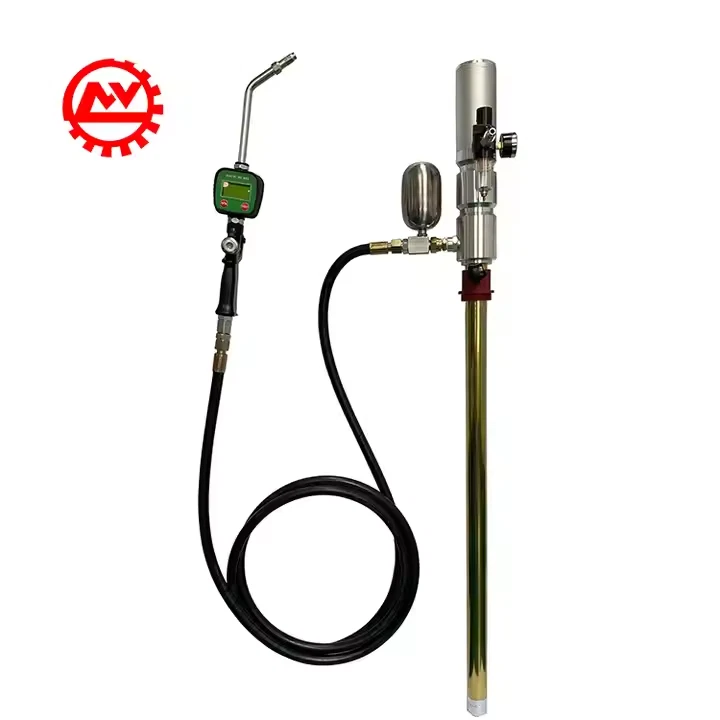 Heavy Duty 15M Retractable Oil Hose Reel mounted on workshop wall.
