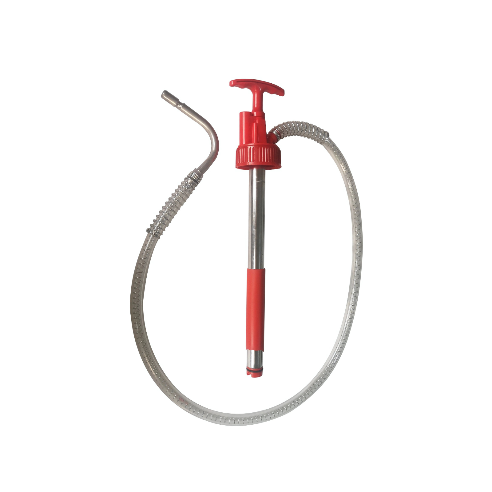 1.3m flexible dispensing hose with 12mm nozzle for gearbox filling.