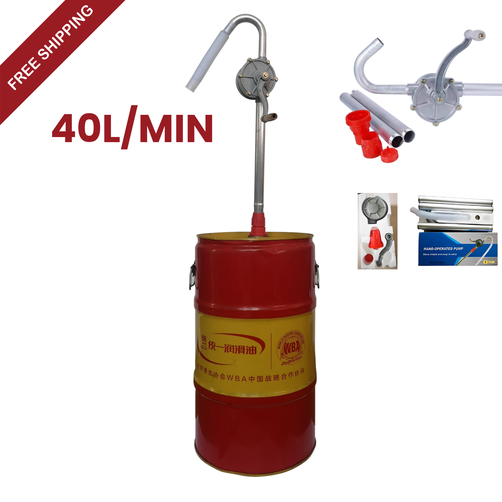 Aluminium Rotary Drum Pump