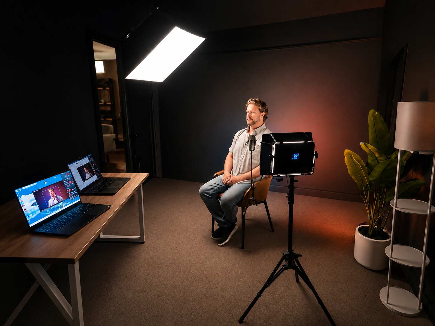Studio wide shot