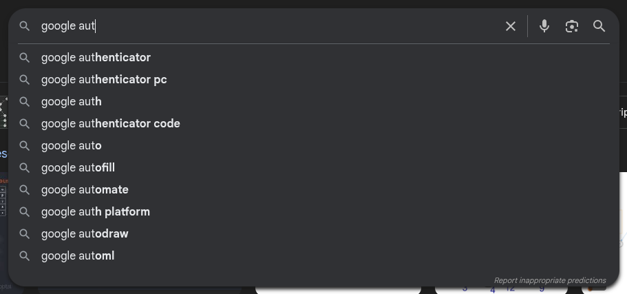 Google search suggestion using a trie tree