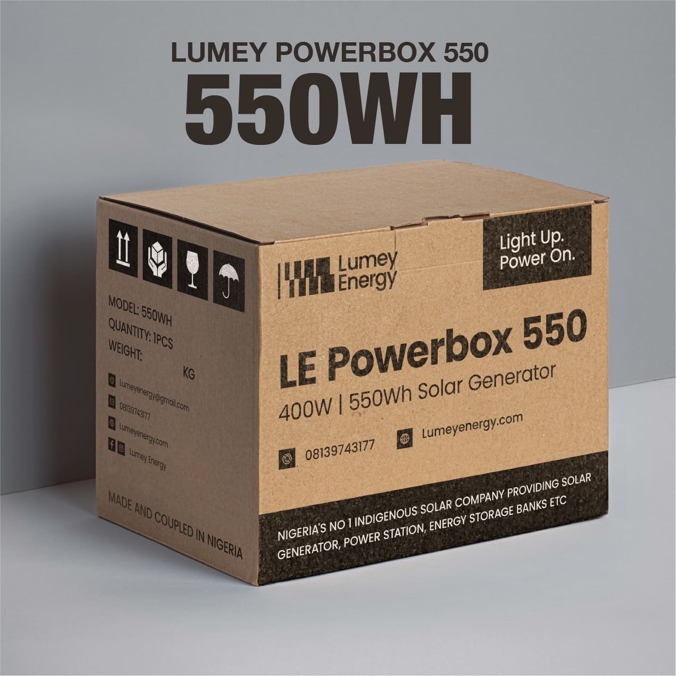 Lumey Powerbox 550 view 2