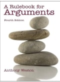Cover of A Rulebook for Arguments by Anthony Weston