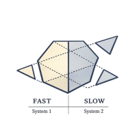 A complex shape being broken into its constituent triangles by dotted lines.