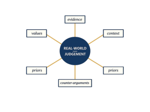 Diagram illustrating informal reasoning
