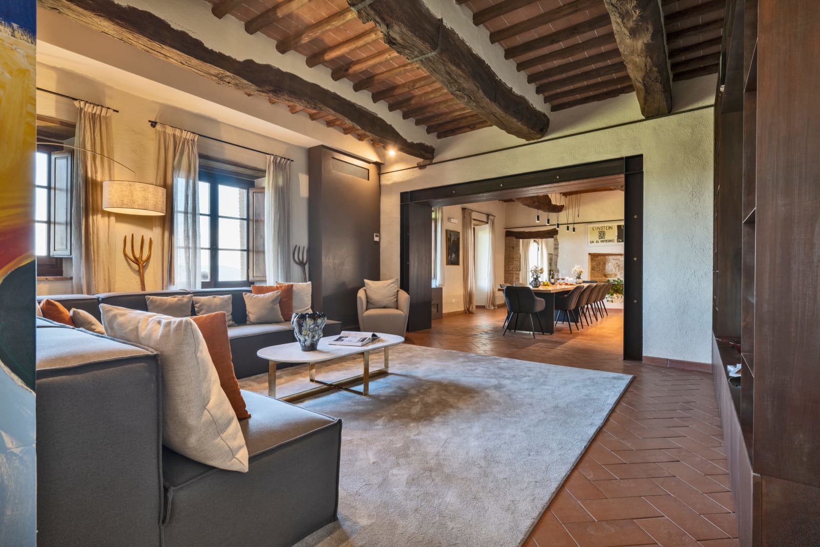 Villa Il Cellese — the living room