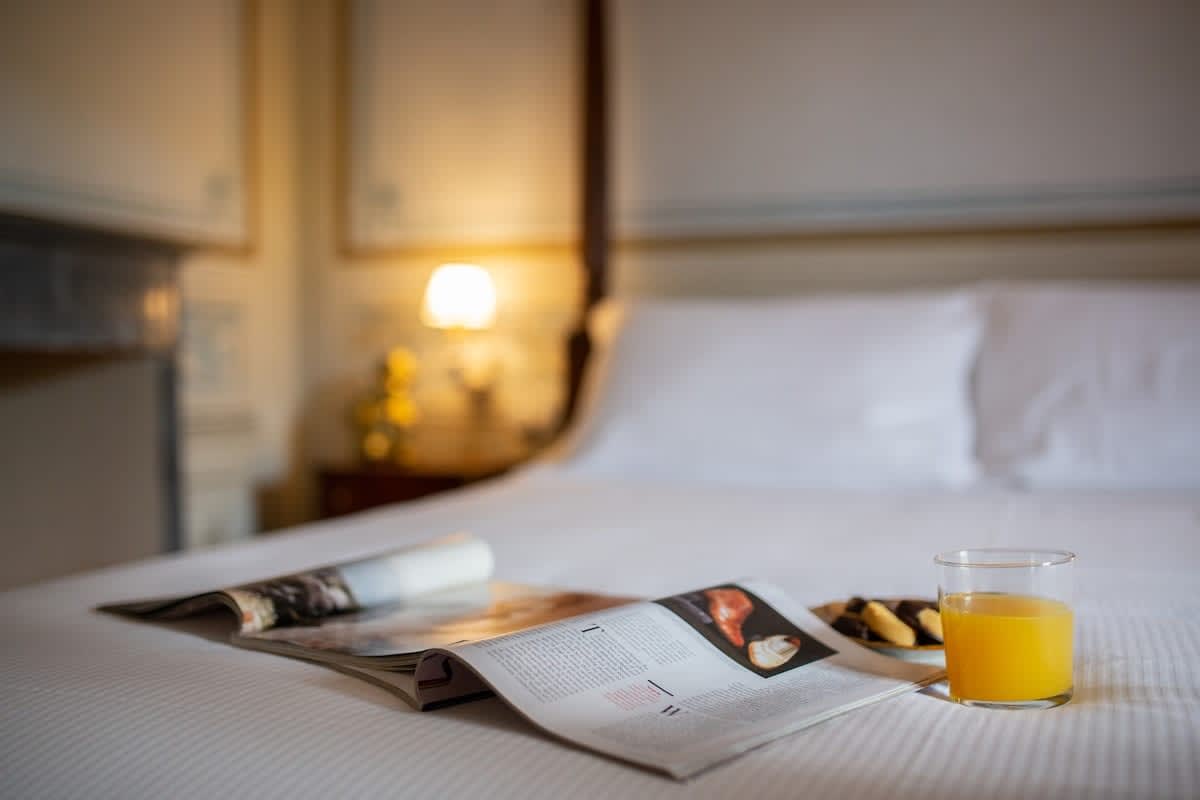 Villa della Cappella — a bedside reading nook