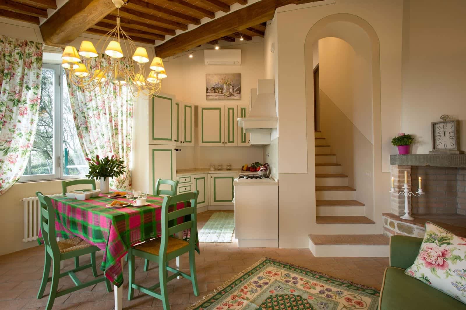 Villa Fornacella — the guest house kitchen