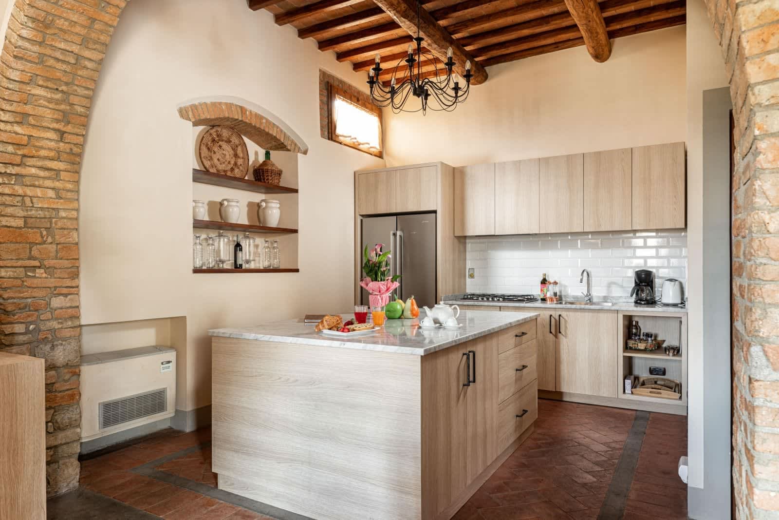 Solare del Chianti — the kitchen island