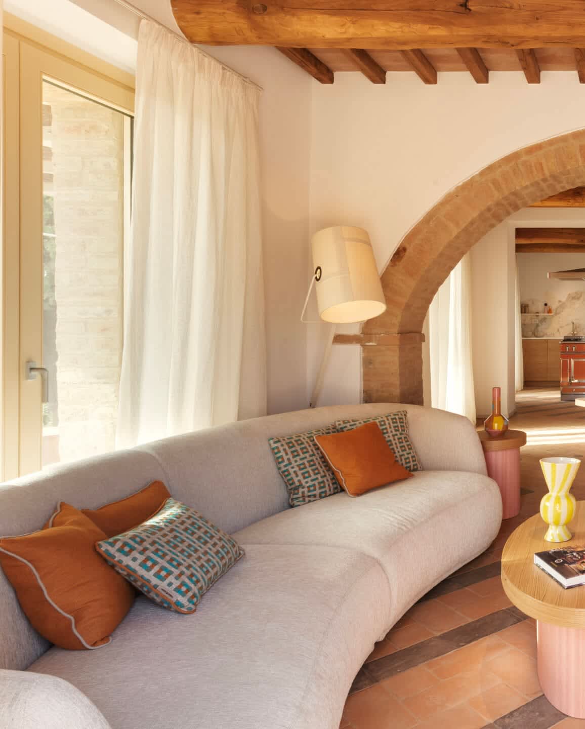 Podere Mastrojanni — the living room