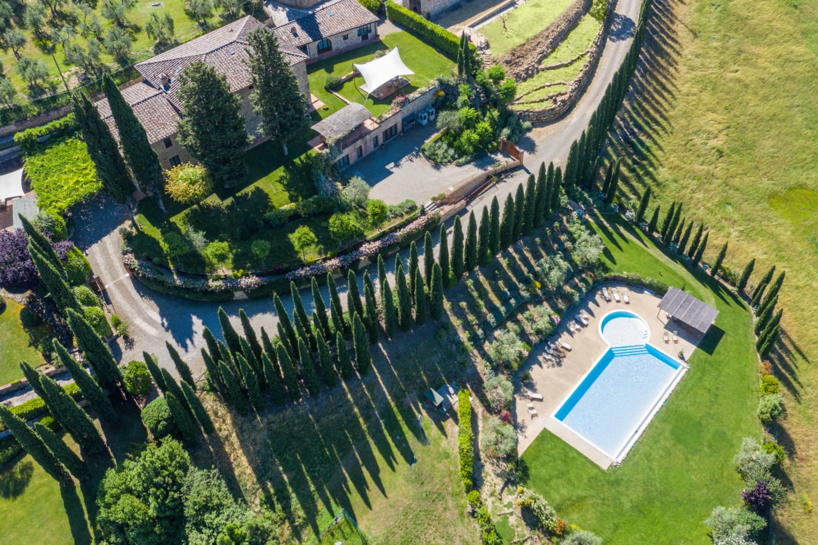 Villa Elle in Siena, Tuscany, photograph 63 of 65