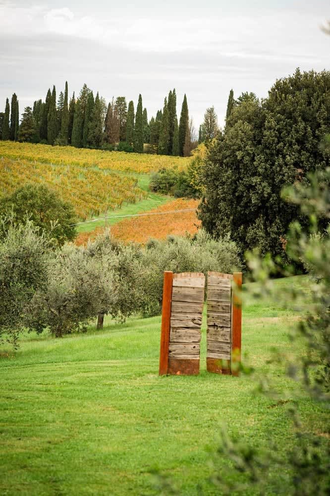 Villa Castellaro — a sculpture among the olive trees and vines