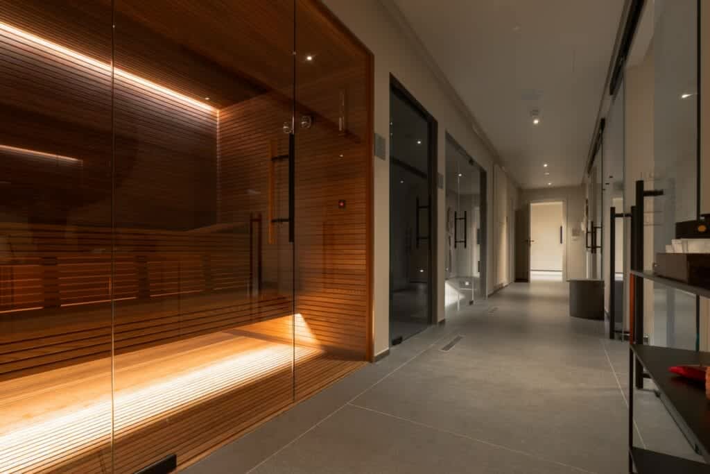 Tenuta Belvedere Estate: Tenuta Belvedere — the sauna