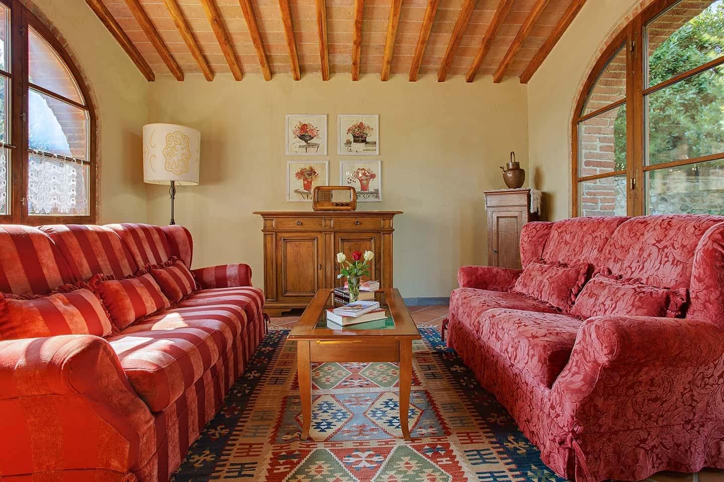 Solare del Chianti — the Poggiarello living room