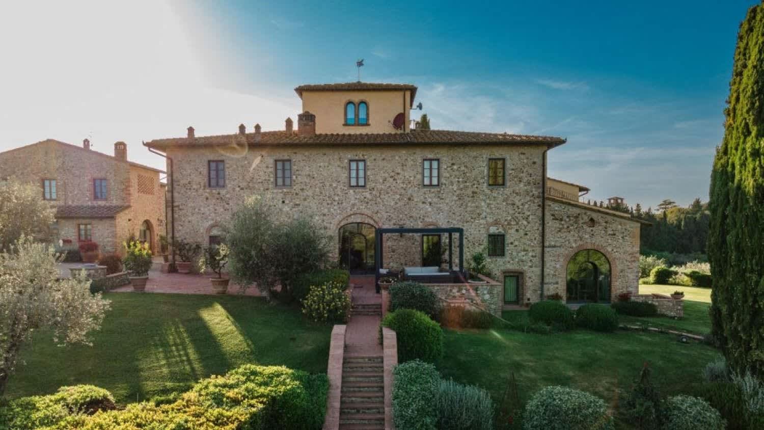 Solare del Chianti — the stone farmhouse