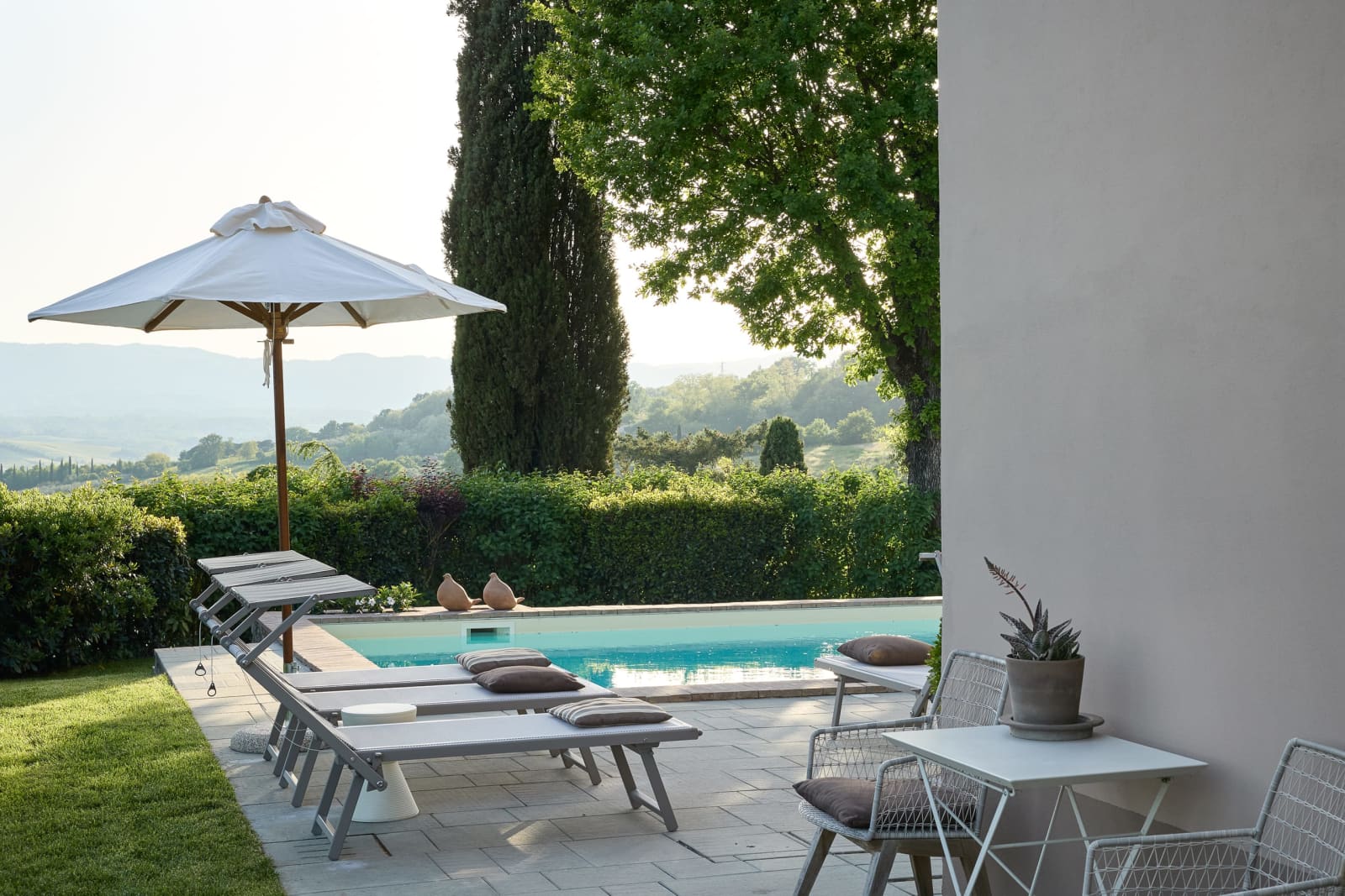 Villa Il Colto — the pool deck