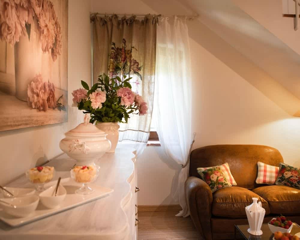Podere Pianoro — the stairs to the tower room