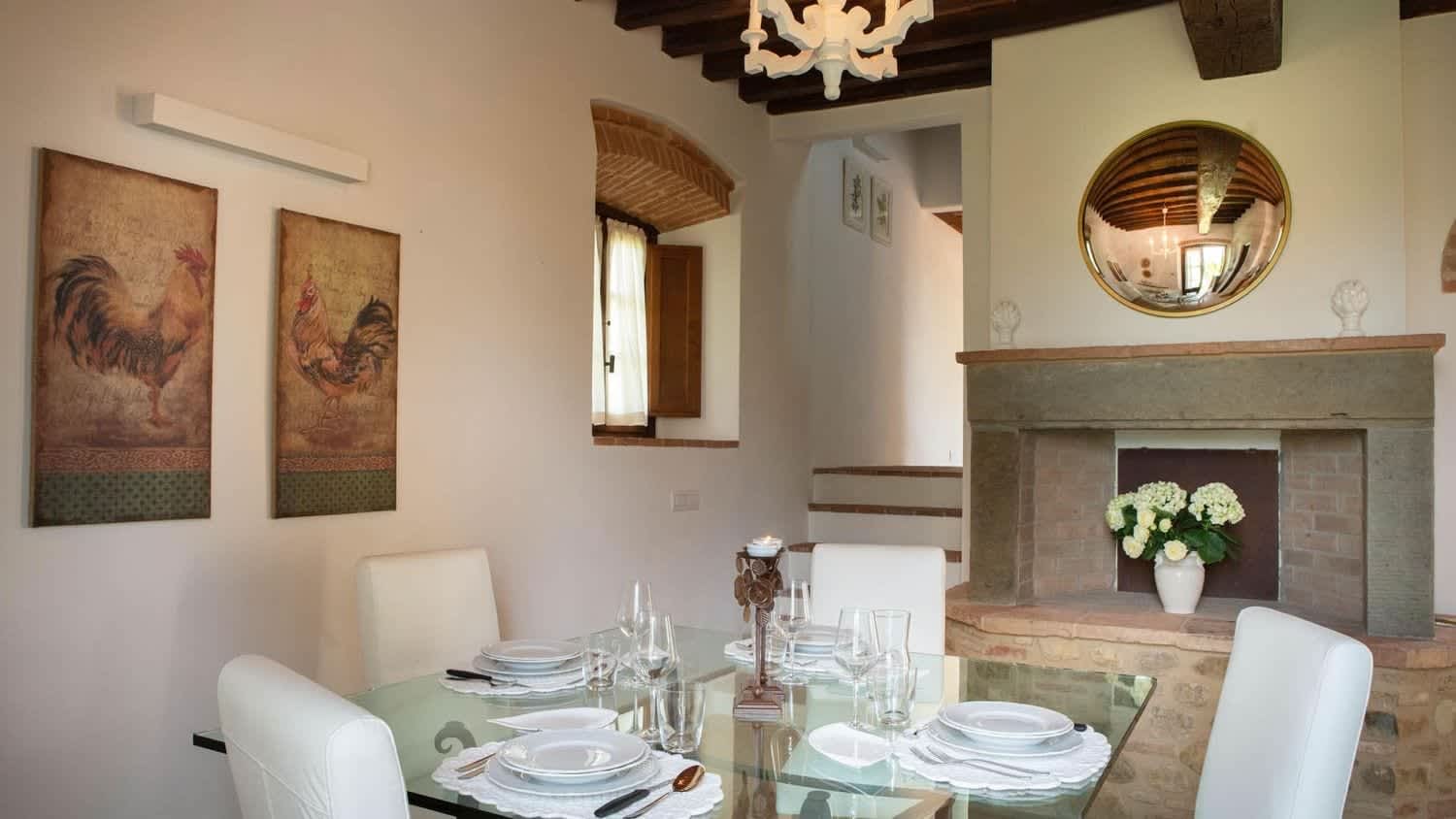 Podere Pianoro — the ground-floor living room