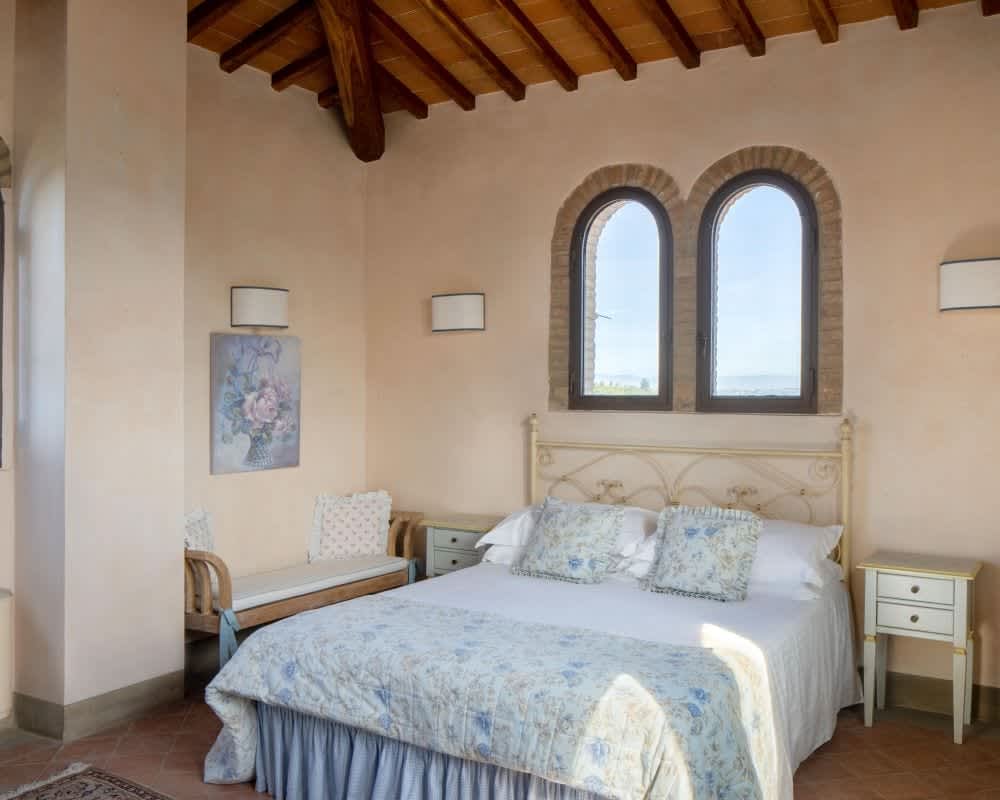 Solare del Chianti — the Il Capoccio tower bedroom