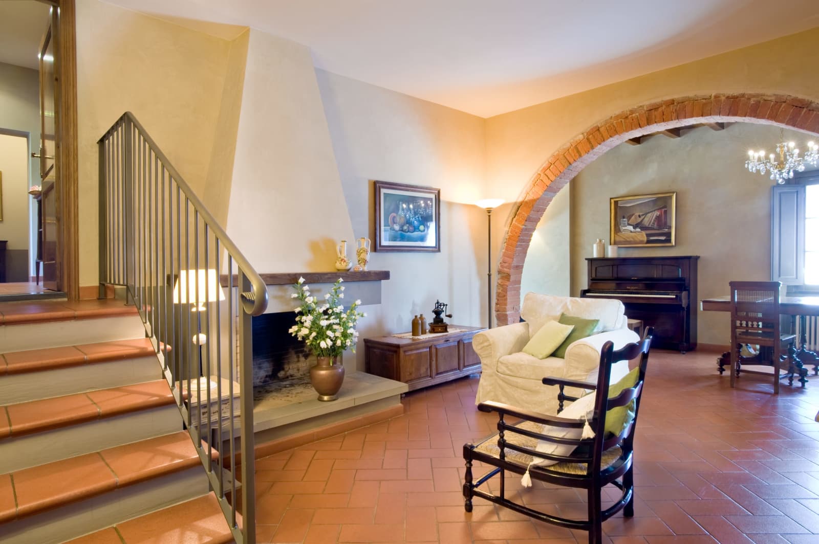 Villa Il Colto — the living room