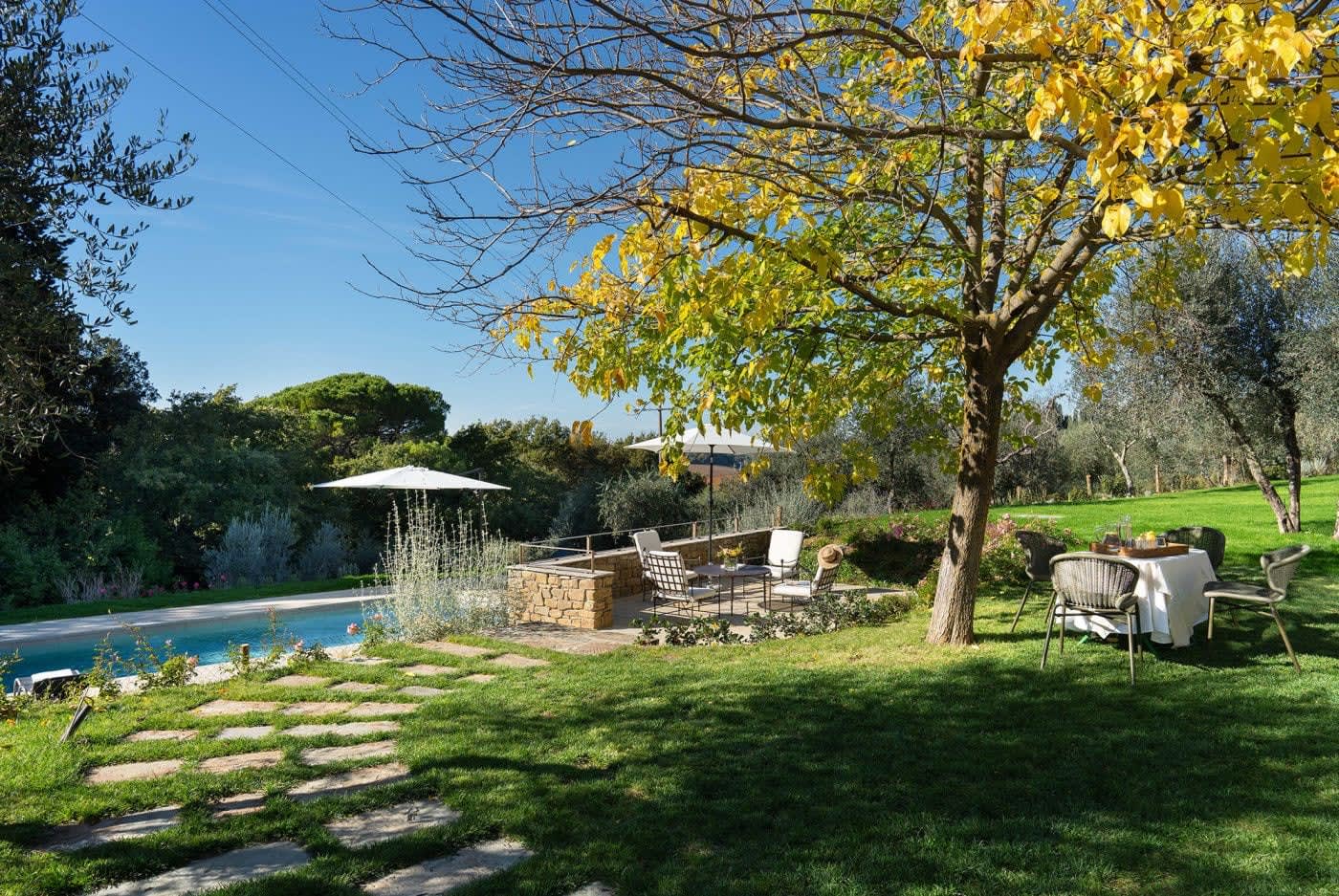 Casa Lilia — the house below the estate's bell tower