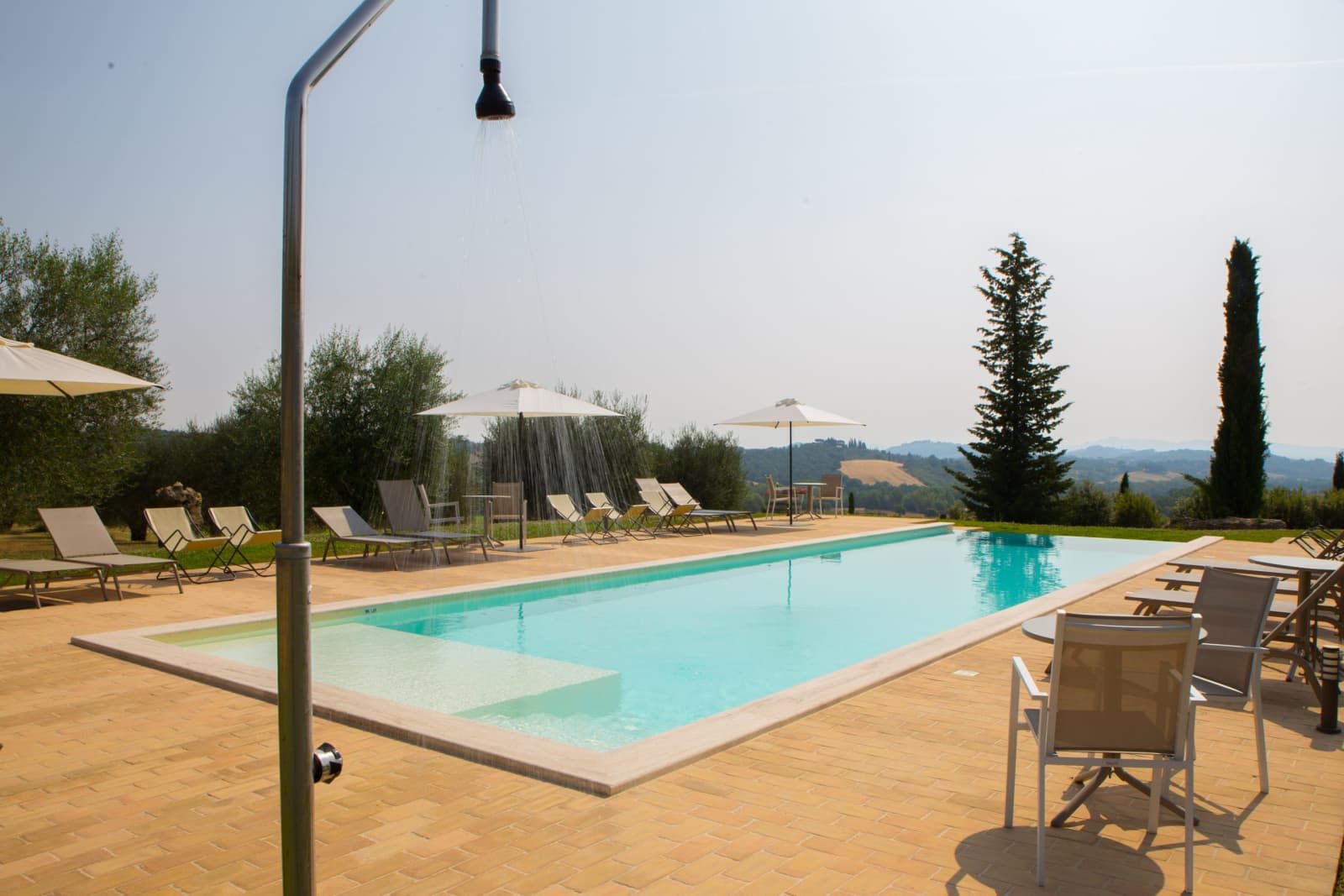 Tenuta La Barricaia — the pool looking out over the view