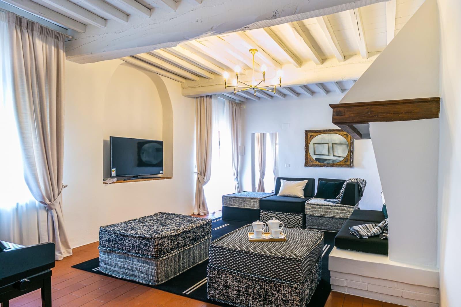 Casa dell'Erta — the first-floor lounge