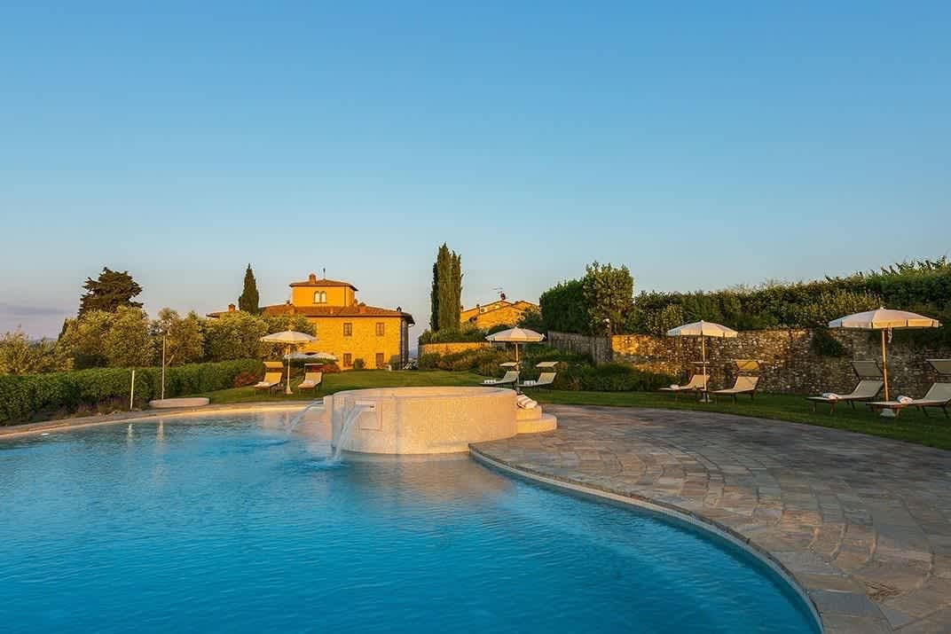 Solare del Chianti — the pool's whirlpool