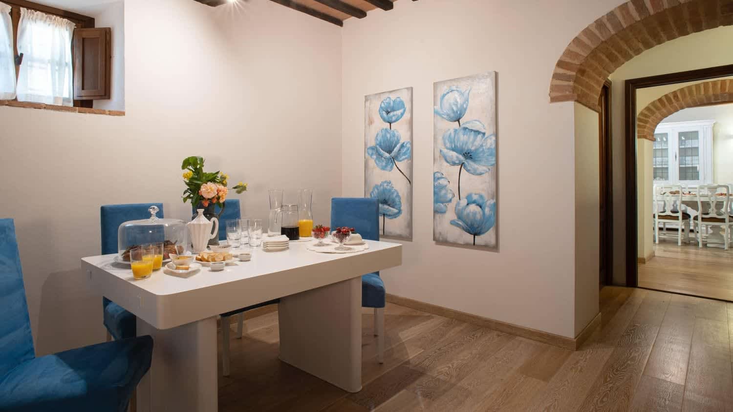 Podere Pianoro — the lower-floor kitchen