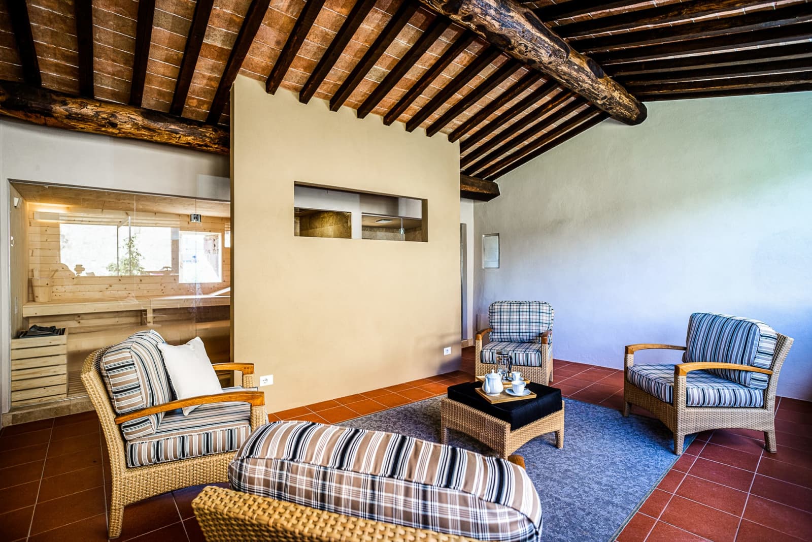 Casa dell'Erta — the wellness annex sitting room