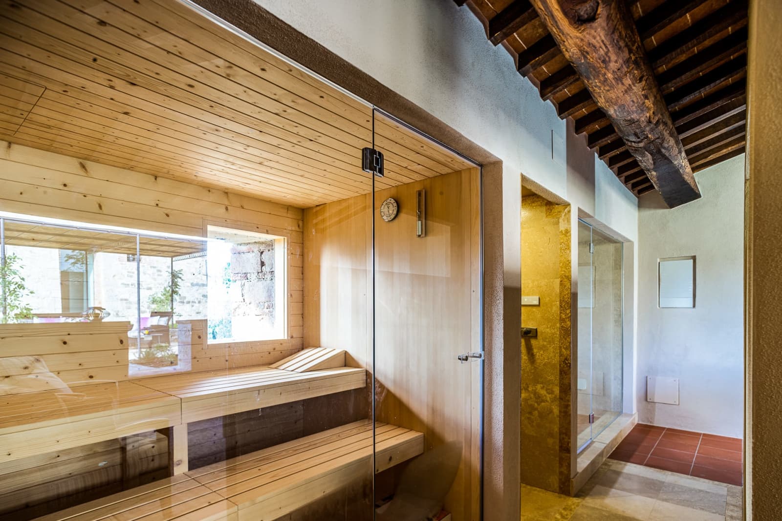 Casa dell'Erta — the sauna