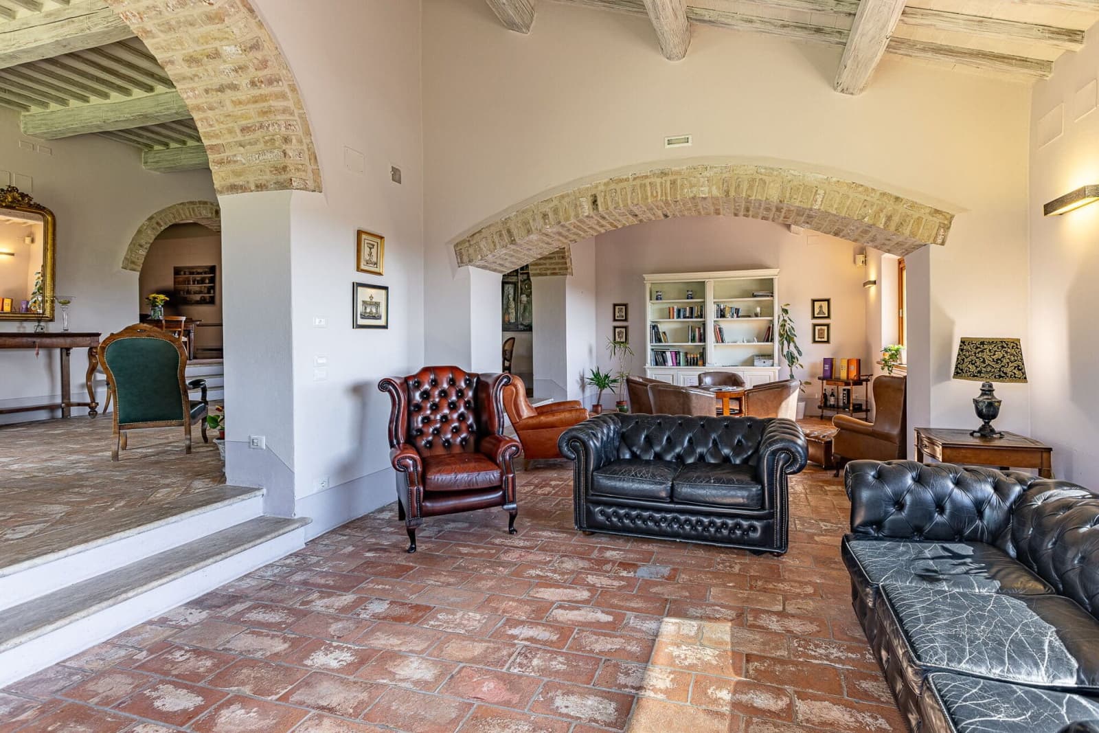 Tenuta La Barricaia — the split-level living room