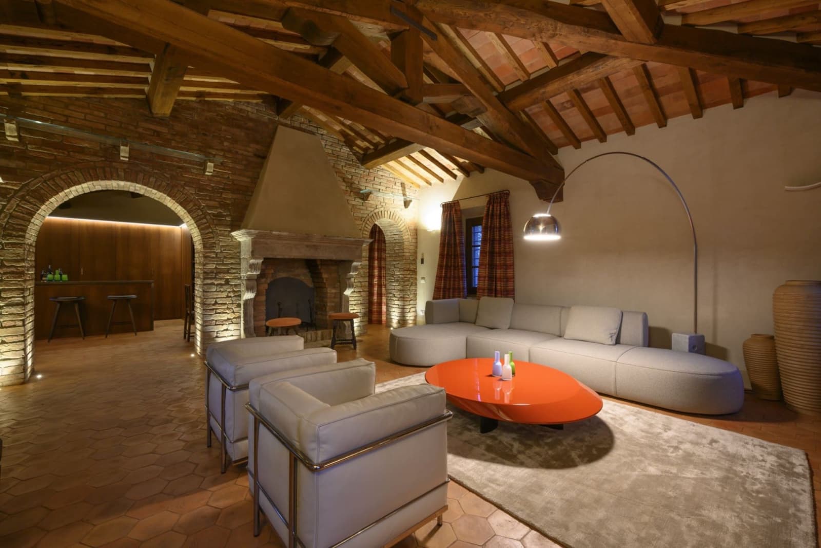 Villa San Bartolomeo — the living room by day