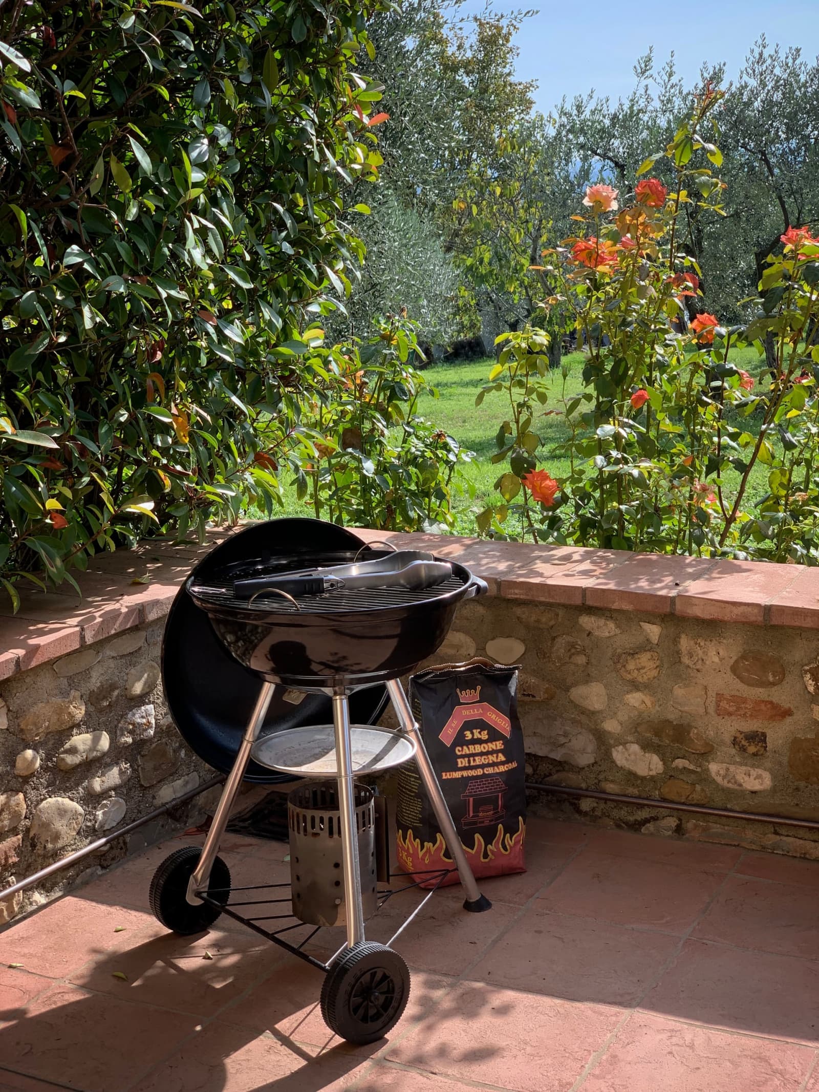 Casale Olivaio — the barbecue