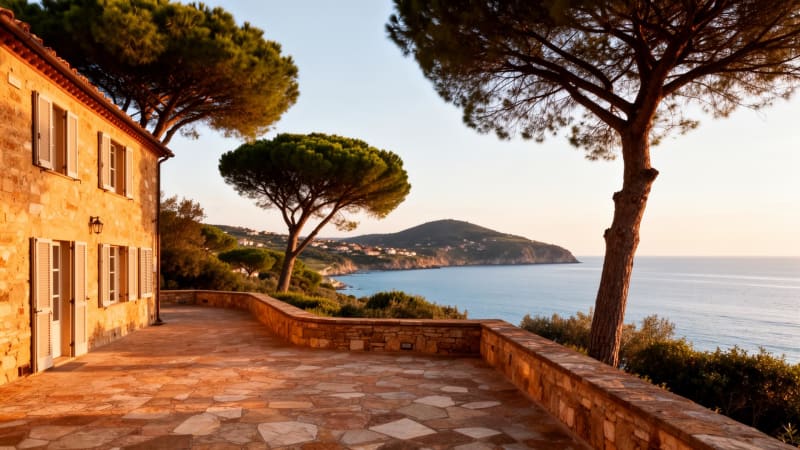 The coast, in May and October