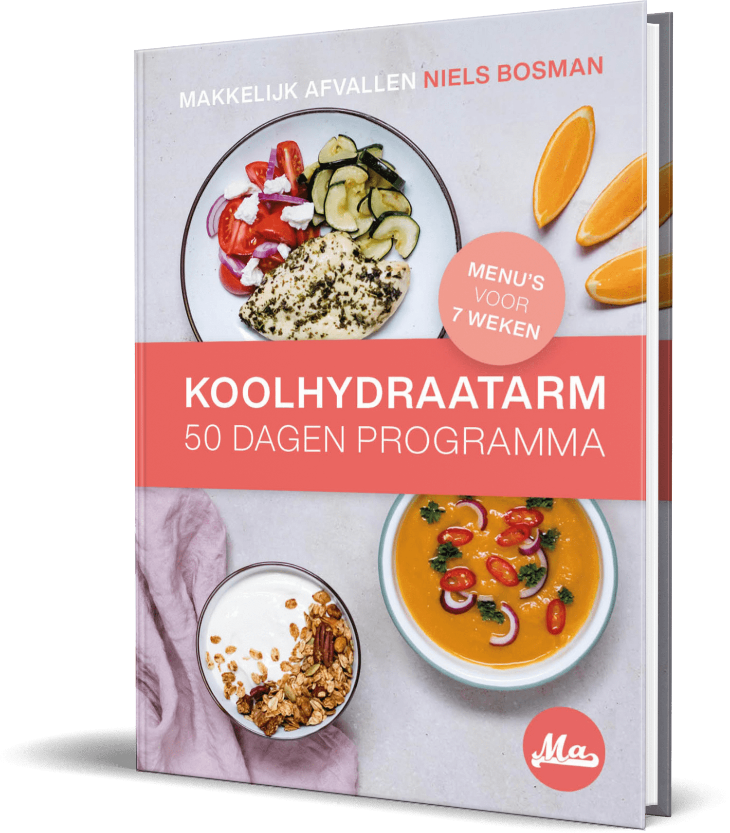 8 Kilo afvallen per maand met het Koolhydraatarm 50 Dagen Programma Koolhydraatarm 50 dagen programma
