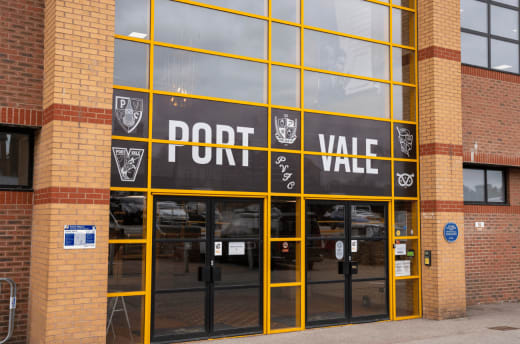Vale Park Stadium, Stoke
