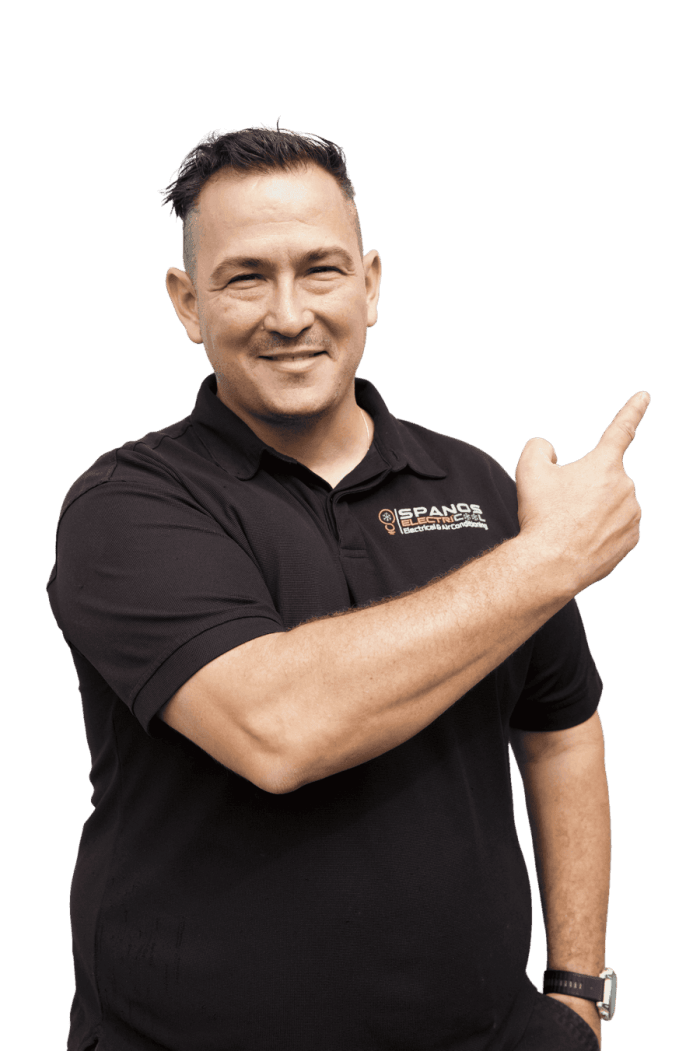 Spanos ElectriCool technician ready to take your quote request