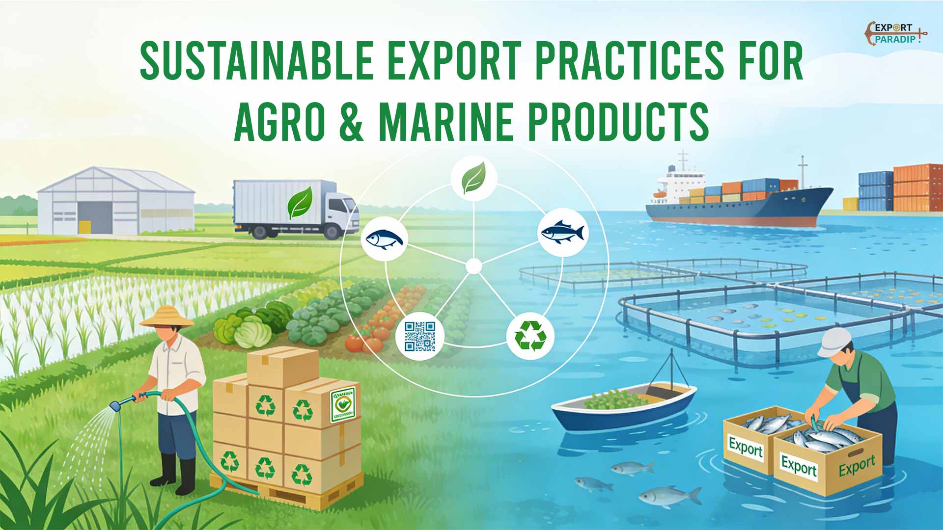 Sustainable Export Practices for Agro & Marine Products