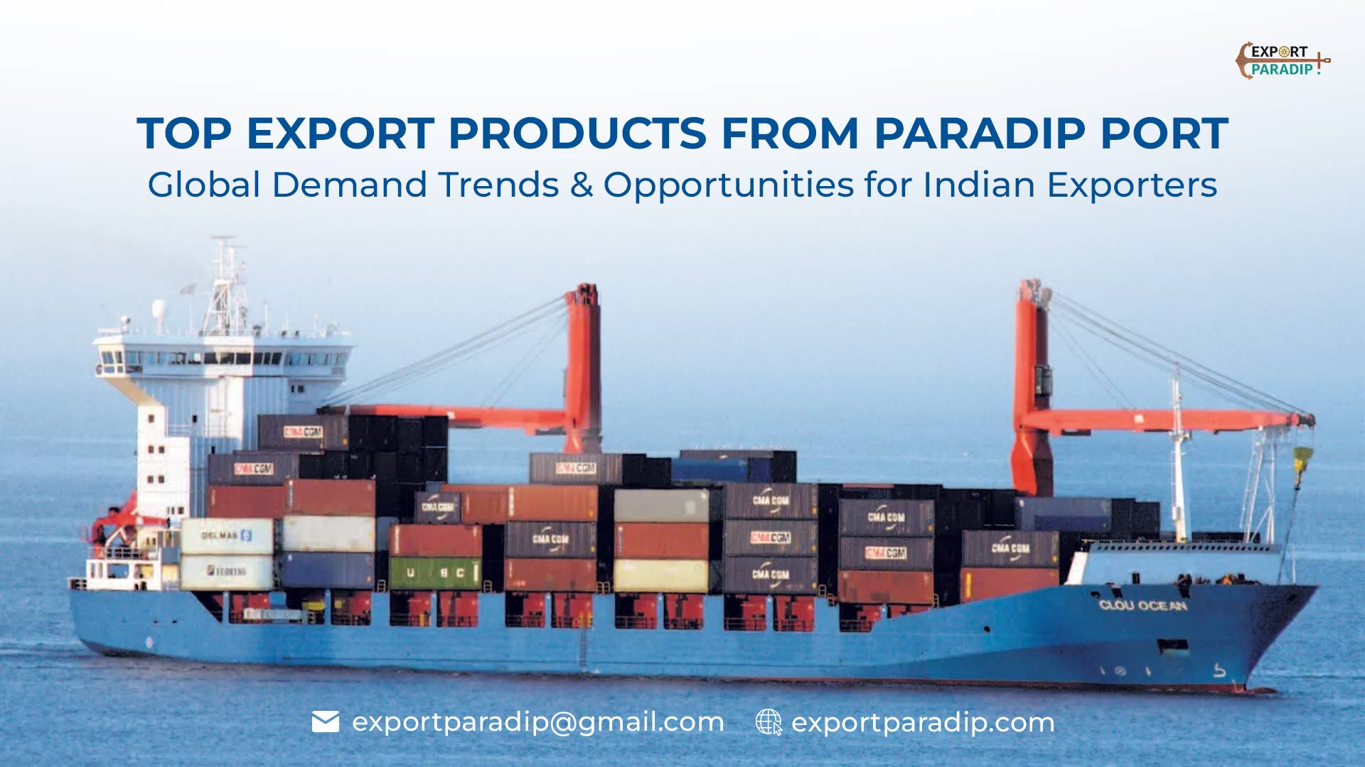 Top Export Products from Paradip Port