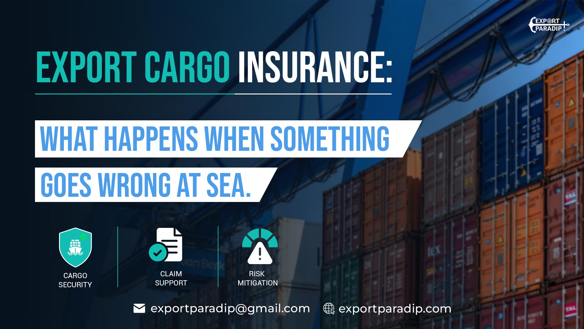 Export Cargo Insurance: What Happens When Something Goes Wrong at Sea