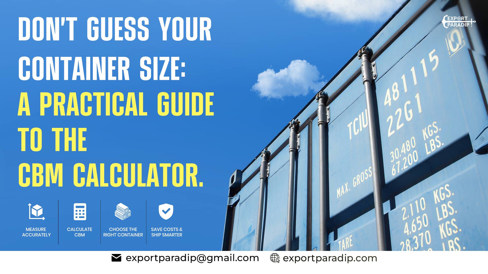 Don't Guess Your Container Size: A Practical Guide to the CBM Calculator