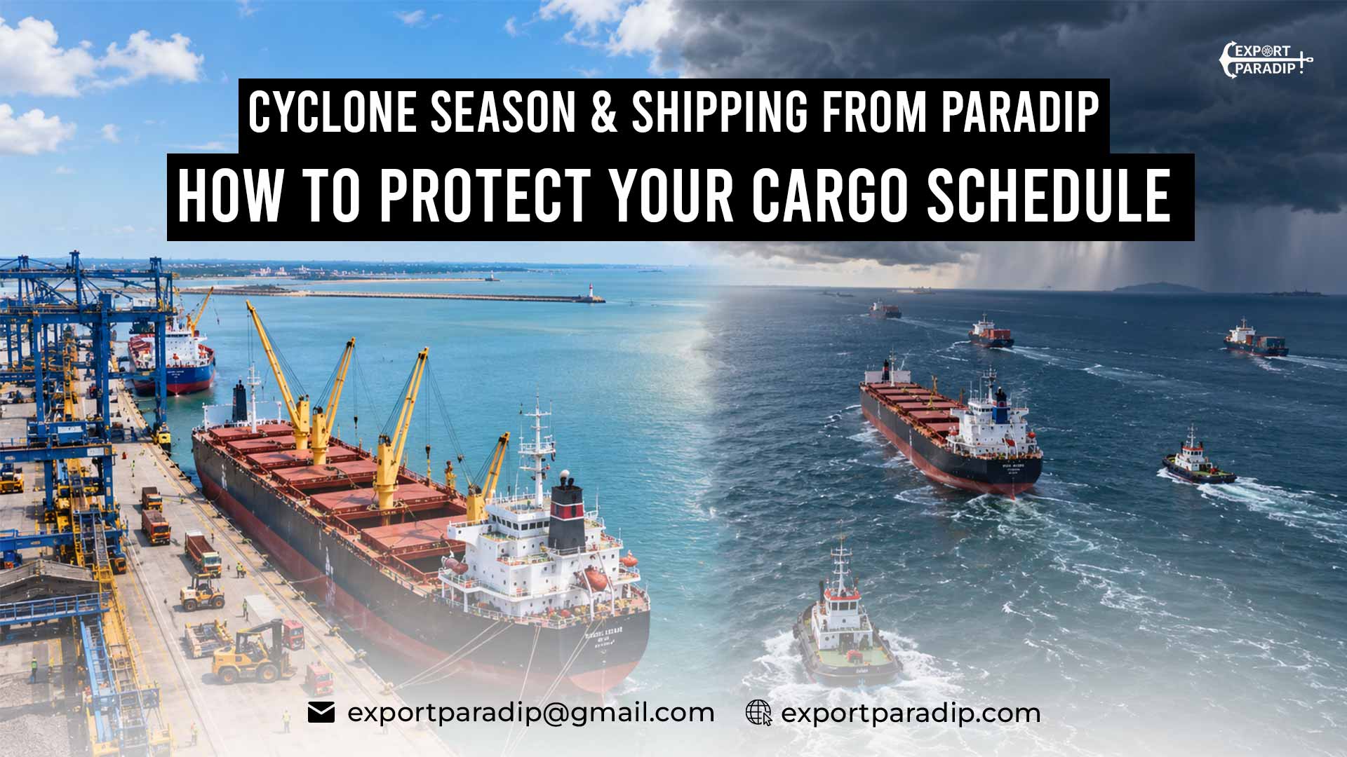 Cyclone Season & Shipping from Paradip: How to Protect Your Cargo Schedule