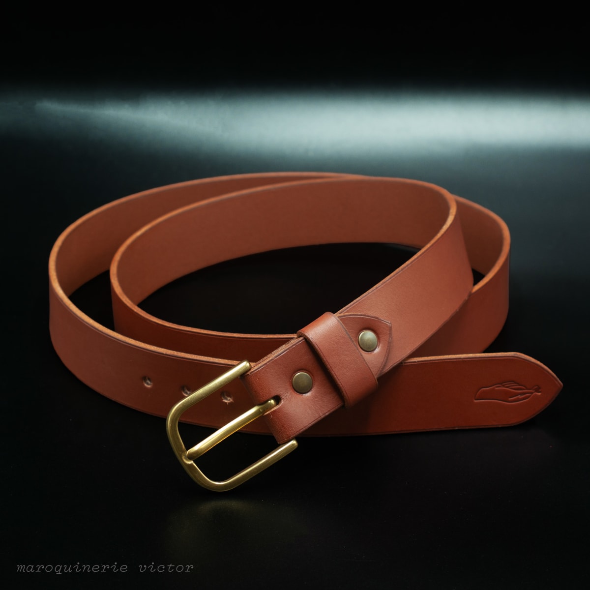 Atelier maroquinerie ceinture cuir fait main à Strasbourg — 3h