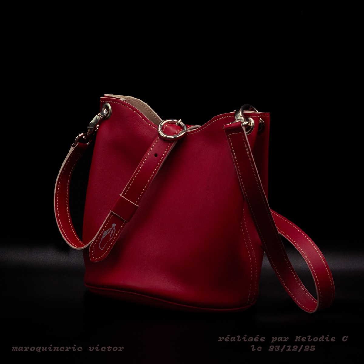 Atelier maroquinerie sac seau cuir fait main à Strasbourg — 8h