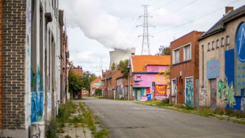 Het verlaten spookdorp Doel